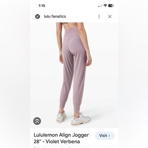 Lululemon align jogger size 10